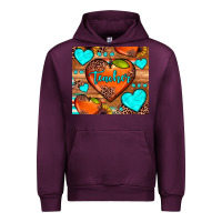 Mauve Wine teacher hearts Urban Hoodie - JahusDesignShop
