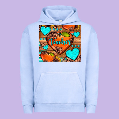 Teacher Hearts Urban Hoodie Designed By Jahusdesignshop