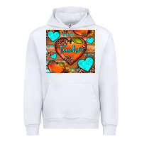 White teacher hearts Urban Hoodie - JahusDesignShop
