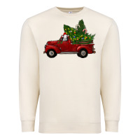 Sandshell Christmas Farm Truck With Baby Sheep Premium Sweatshirt - RanaPortraitStore