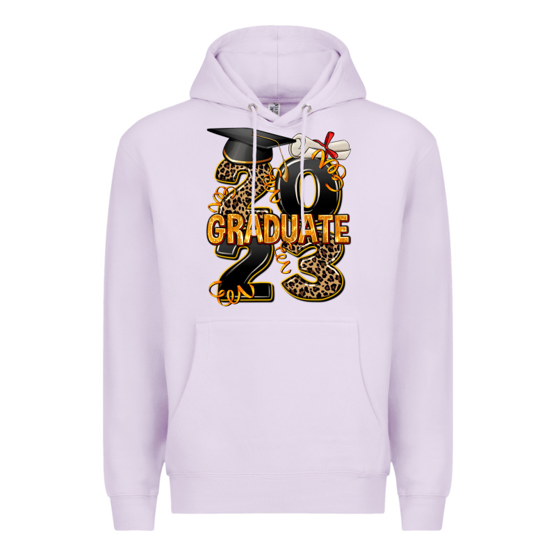 2023 Graduate Leopard Premium Hoodie by AdoDesignShop | Teevron