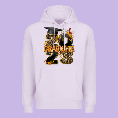 2023 Graduate Leopard Premium Hoodie Designed By Adodesignshop