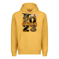 Mustard 2023 graduate leopard Premium Hoodie - AdoDesignShop