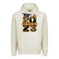 Oatmeal Heather 2023 graduate leopard Premium Hoodie - AdoDesignShop