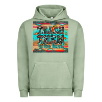 Pigment Oil Green teach them to be kind Urban Hoodie - JahusDesignShop