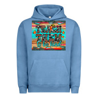 Pigment Pebble Blue teach them to be kind Urban Hoodie - JahusDesignShop