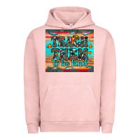 Pigment Salmon teach them to be kind Urban Hoodie - JahusDesignShop