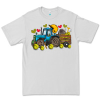 Dove Grey softball tractor Premium Tee - SublimationCraftShop