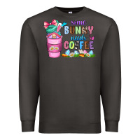 Smoke some bunny needs coffee with gnomes Premium Sweatshirt - Zillion Design Studio