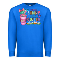 True Royal some bunny needs coffee with gnomes Premium Sweatshirt - Zillion Design Studio