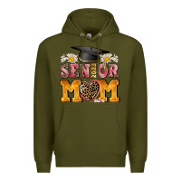 Army Green senior mom 2023 Premium Hoodie - AdoDesignShop