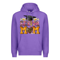 Purple senior mom 2023 Premium Hoodie - AdoDesignShop