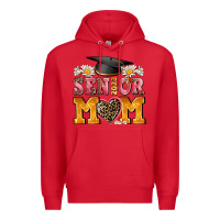 Red senior mom 2023 Premium Hoodie - AdoDesignShop