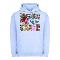Pigment Grape Ice saved by his grace Urban Hoodie - AdoDesignShop