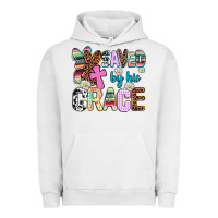 Pigment Lunar Rock saved by his grace Urban Hoodie - AdoDesignShop