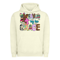 Pigment Pistachio saved by his grace Urban Hoodie - AdoDesignShop