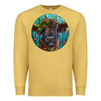 Antique Gold Calf Christmas Premium Sweatshirt - RanaPortraitStore
