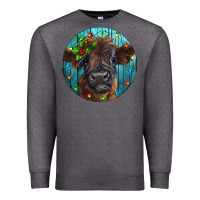 Charcoal Heather Calf Christmas Premium Sweatshirt - RanaPortraitStore