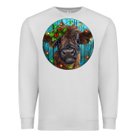 Dove Grey Calf Christmas Premium Sweatshirt - RanaPortraitStore