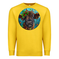 Lemon Calf Christmas Premium Sweatshirt - RanaPortraitStore