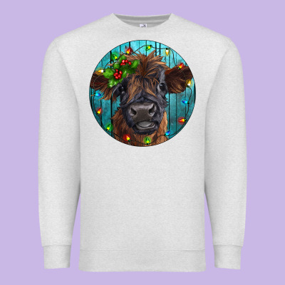 Premium Sweatshirt Calf Christmas