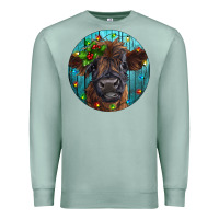 Seafoam Calf Christmas Premium Sweatshirt - RanaPortraitStore