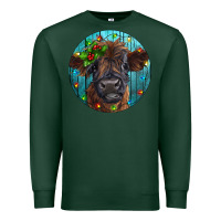 Sports Green Calf Christmas Premium Sweatshirt - RanaPortraitStore