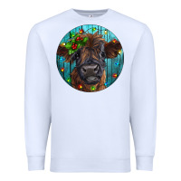 White Calf Christmas Premium Sweatshirt - RanaPortraitStore