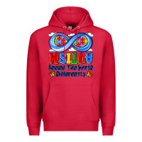 Cardinal autism infinity seeing the world differently Premium Hoodie - JahusDesignShop