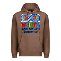 Chestnut autism infinity seeing the world differently Premium Hoodie - JahusDesignShop