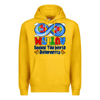 Lemon autism infinity seeing the world differently Premium Hoodie - JahusDesignShop