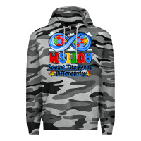 Slate Camo autism infinity seeing the world differently Premium Hoodie - JahusDesignShop