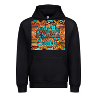 Black only the brave teach Urban Hoodie - JahusDesignShop