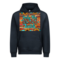 Navy only the brave teach Urban Hoodie - JahusDesignShop