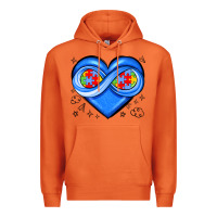 Carrot infinity heart autism awareness Premium Hoodie - JahusDesignShop
