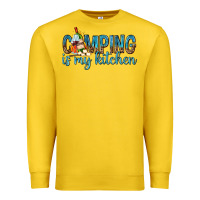 Lemon camping is my kitchen with wine Premium Sweatshirt - texasbilliewilder