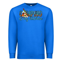True Royal camping is my kitchen with wine Premium Sweatshirt - texasbilliewilder