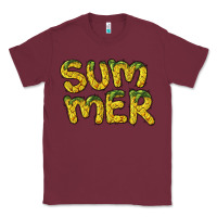Burgundy summer pineapple Classic Tee - BarkalooDesign