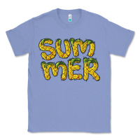 Colony Blue summer pineapple Classic Tee - BarkalooDesign