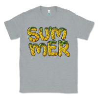 Heather Grey summer pineapple Classic Tee - BarkalooDesign
