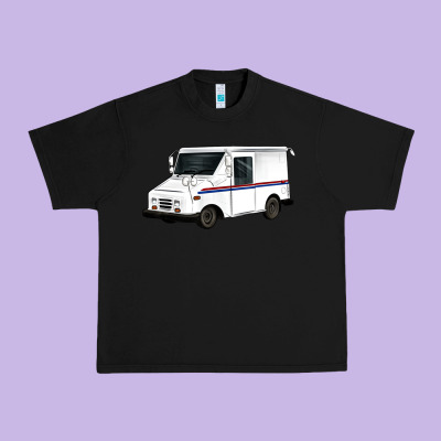 Mail Truck Urban Heavy Tee Designed By Artiststas
