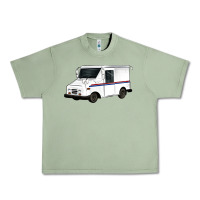 Oil Green mail truck Urban Heavy Tee - Artiststas