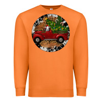 Carrot Farm Truck Christmas Premium Sweatshirt - RanaPortraitStore