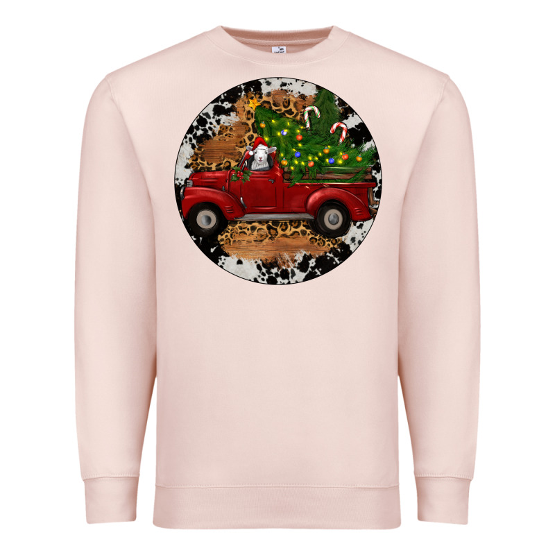 Farm Truck Christmas Premium Sweatshirt by RanaPortraitStore | Teevron