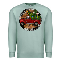 Seafoam Farm Truck Christmas Premium Sweatshirt - RanaPortraitStore