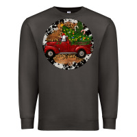 Smoke Farm Truck Christmas Premium Sweatshirt - RanaPortraitStore