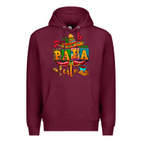 Burgundy papa cito cinco de mayo Premium Hoodie - AdoDesignShop