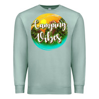 Seafoam camping vibes Premium Sweatshirt - texasbilliewilder