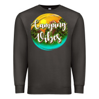 Smoke camping vibes Premium Sweatshirt - texasbilliewilder
