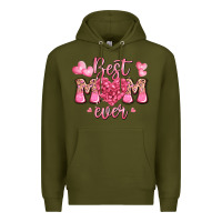 Army Green best mom ever mother's day Premium Hoodie - JahusDesignShop
